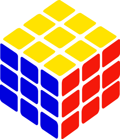 Rubik's cube logo